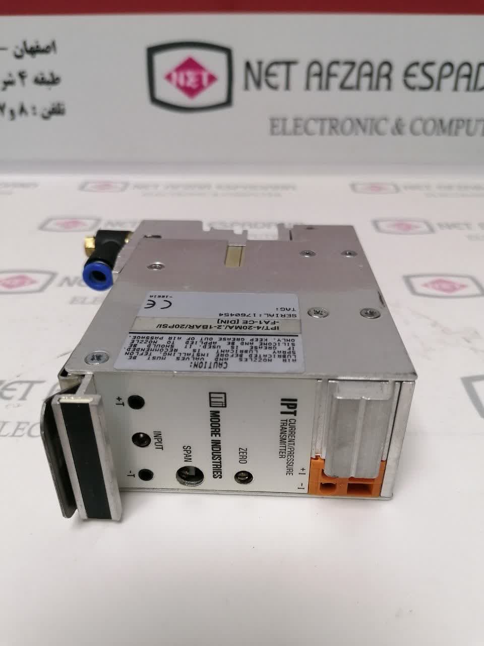 فرستنده فشاروجریانIPT/4-20MA/.2-1BAR/20PSI