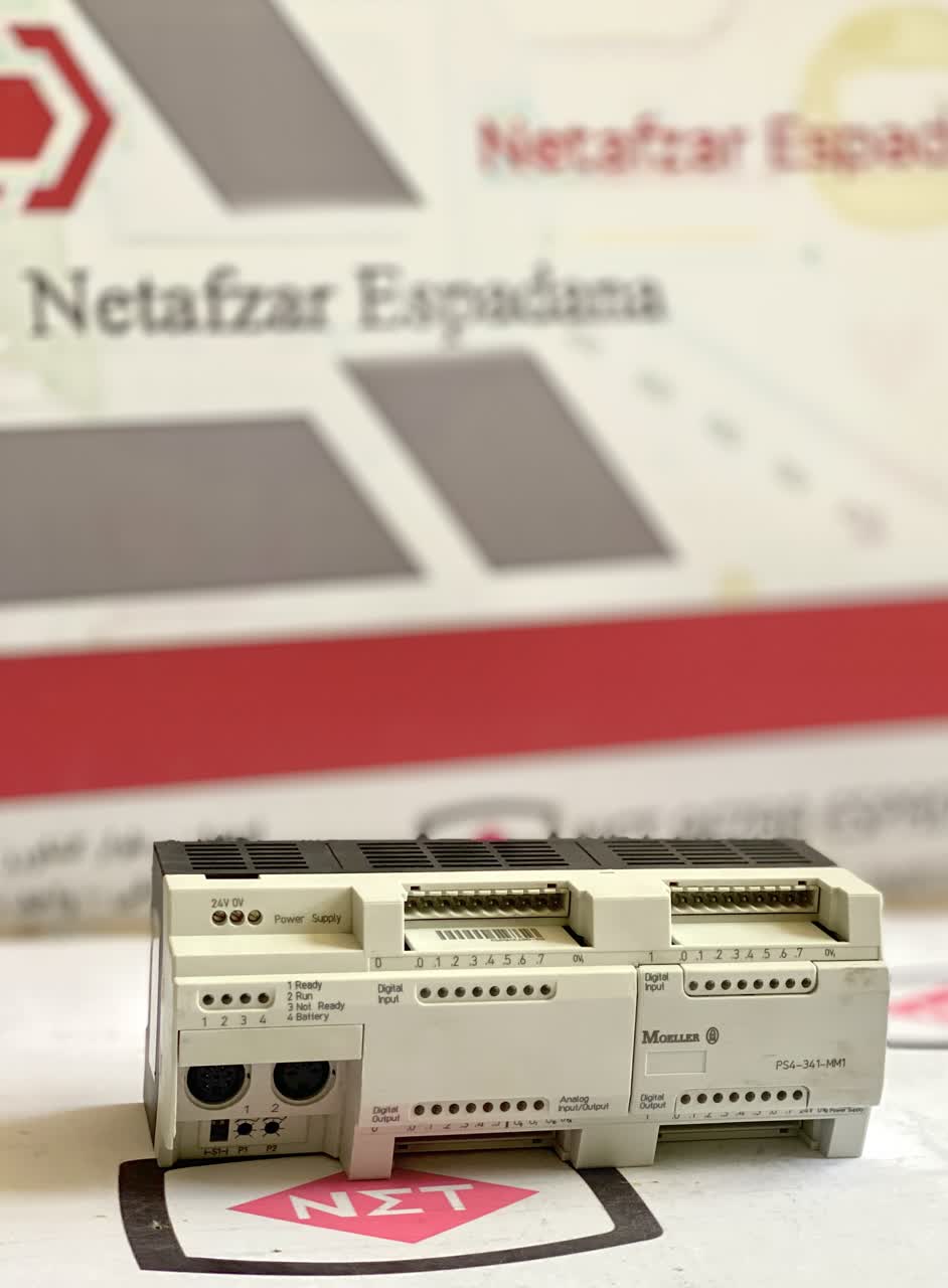 PLC  PS4-341-MM1  MOELLER,Compact PLC,24 vdc power, Semiconductor outputs