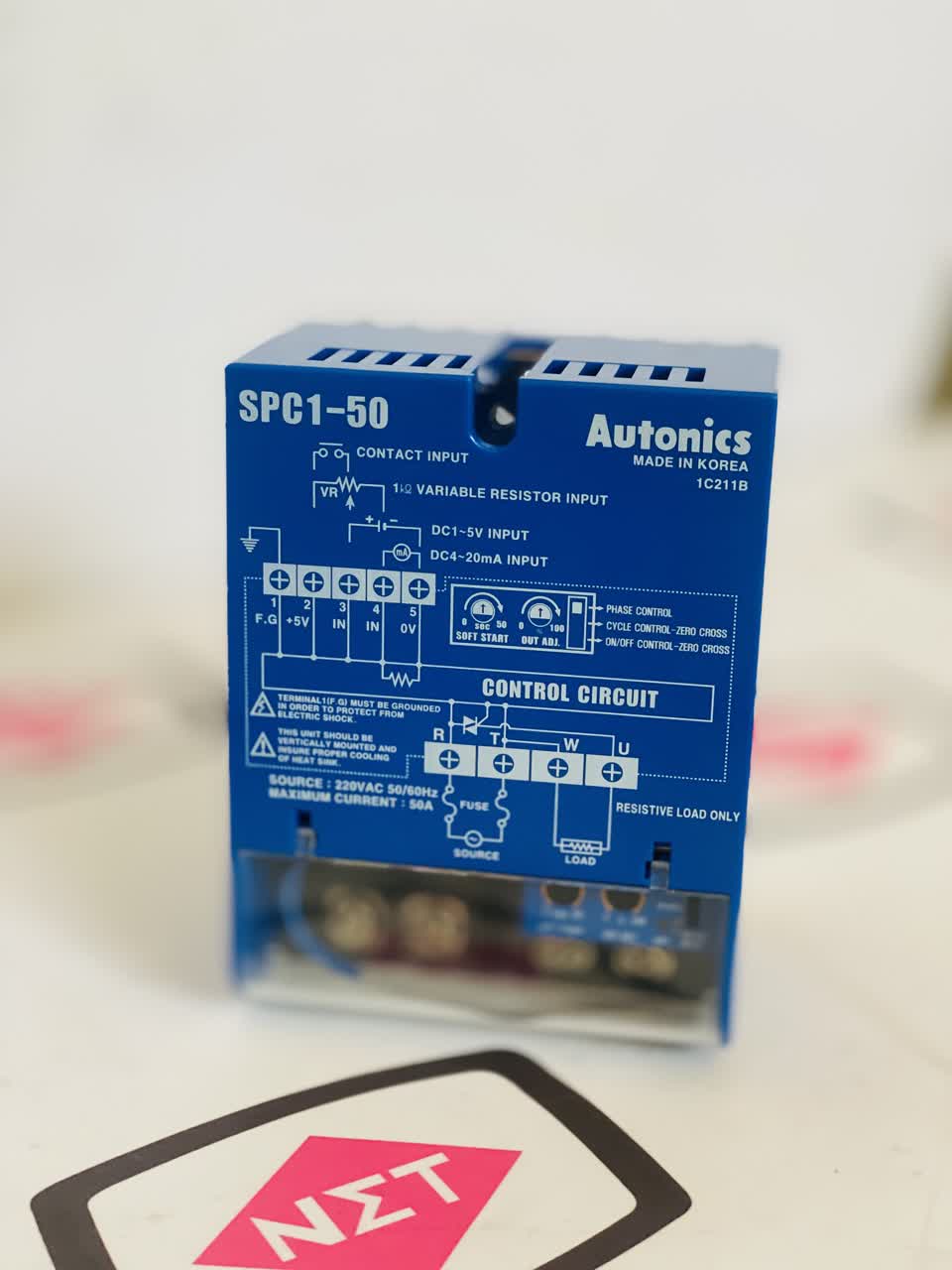 پاور کنترل   SPC1-50  AUTONICS,POWER CONTROLLER - W94.6 X H124.8 X L92MM-220VAC, 50A